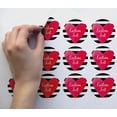 thumbnail image 2 of Darling Souvenir MADE WITH LOVE Stripe & HeartTheme - 2" CustomStickersPremium 80 Self-AdhesiveRoundLabels- Personalized Wedding Party FavorStickers/RoundEnvelope Seal, 2 of 6