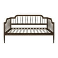 thumbnail image 5 of Castle Place Mid-Century Twin Wooden Spindle Daybed, Walnut, 5 of 9