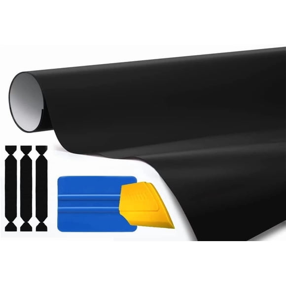 Rollo de Vinilo 3M 1080 Negro Mate con Kit de Herramientas 30 cm x 150 cm
