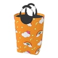 thumbnail image 1 of DouZhe 50L Rectangular Laundry Basket, Rainbows Moons Stars Cats Prints Waterproof Foldable Laundry Hamper with Aluminum Handles, 1 of 6