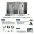 thumbnail image 3 of Transolid Diamond 36'' x 20'' Double Basin Farmhouse Kitchen Sink, 3 of 11