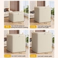 thumbnail image 7 of EaskTriop Zipper Clothes Storage Organizer Bag, Large Capacity Fabric Container with Sturdy Handles for Quilt Blanket Bedding, Wardrobe Bedroom Household Tidying, 7 of 7