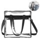 thumbnail image 1 of Transparent Bag, Women Shoulder Bag Transparent Sports Bag Women Beach Bag Women Waterproof Bag For Travel, Hiking, Work, 1 of 4
