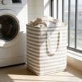 thumbnail image 6 of Extra Large Capacity Collapsible Laundry Hamper,Waterproof Foldable Dirty Clothes Storage Basket,Freestanding Portable Washing Bin,Padded Handles Space Saving Bag For Bedroom Bathroom Dorm, 6 of 6