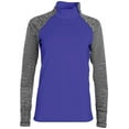 thumbnail image 2 of Holloway Sportswear M Womens AFFIRM PULLOVER Purple/Carbon Heather 229358, 2 of 4