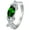 Green, variant on Happy New Year Gift Cubic Zirconia Ring Ladies Fashion Rings Inlaid Zircon Personalized Fashion Combinations Crystal Horse Eye Diamond Rings