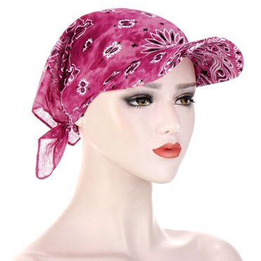 Handmade Embroidered Bandana Cap - Women's Ethnic Style Head Wrap Beanie With Stretch Fit