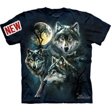 - Moon Wolves Collage Adult T-Shirt 10-3309