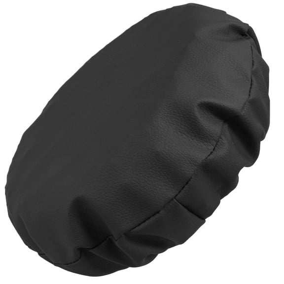ELAYARD Black Round Elastic Stool Cushion Cover Slipcover for Bar Stools, Vanity Chairs, and Home Seating Comfort