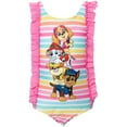 thumbnail image 5 of Paw Patrol Toddler Girls One-Piece Bathing Suit Pink 4T, 5 of 5