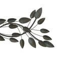 thumbnail image 4 of DecMode Brown Metal Leaf Wall Decor, 4 of 9