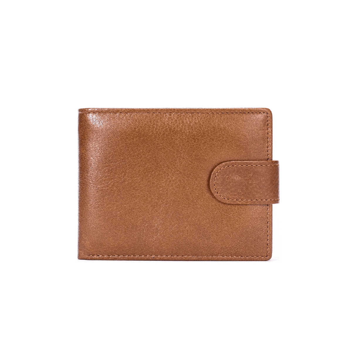 Cartera De Hombre Piel Genuina Protección, Marrón oscuro Walmart