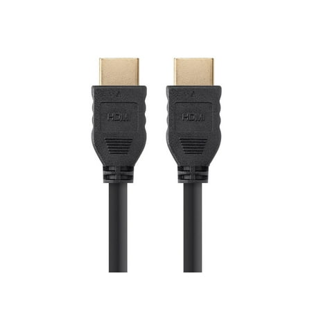 Monoprice Commercial Series High Speed HDMI Cable, 4K @ 24Hz, 10.2Gbps, 32AWG, CL2, 6ft,