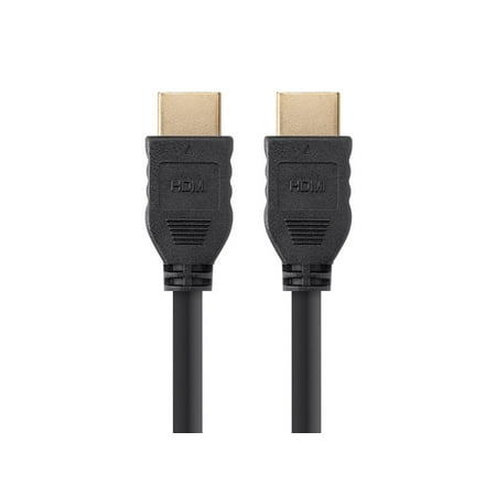 Monoprice Hdmi Cables - Monoprice Commercial Series High Speed HDMI Cable, 4K @ 24Hz, 10.2Gbps, 32AWG, CL2, 6ft, Black