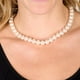thumbnail image 2 of Collar de disfraz Orion Disfraces Jumbo White Pearls para adulto, 2 of 4