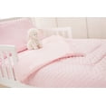 thumbnail image 3 of TL Care Minky Dot Chenille Juego de cama para niños pequeños de 4 piezas, color rosa, para niños y niñas, 3 of 5