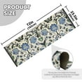 thumbnail image 5 of Yayeee Runner Rug for Bedroom 2'x6' Machine Washable Hallway Non Slip Mat, Blue Floral, 5 of 8