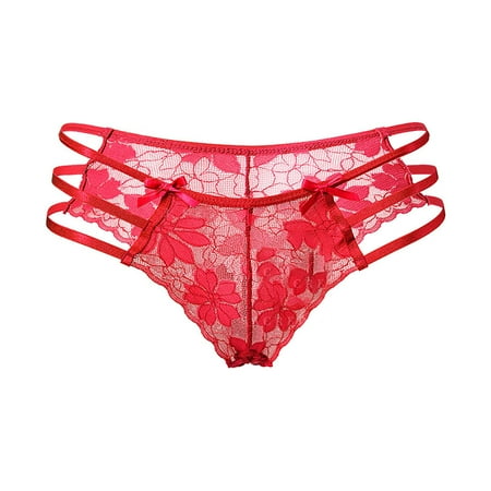 Bras for Women No Underwire Front Closure 42 D Bras for Women Underwear Women Thong Sexy Panties Thong Lace Word Pants Ladies Briefs