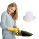 thumbnail image 3 of 4 filtros de repuesto para aspiradora de mano Dustbuster, compatibles con aspiradoras de mano Black & Decker EVF100 (blancos)., 3 of 7