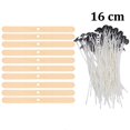 thumbnail image 1 of Mechas para velas sin humo, 100 Uds., 2,6-20cm, mechas de núcleo de algodón preencerado con pestañas de soporte de Metal, herramientas de fabricación de velas hechas a mano DIY, 1 of 4