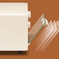 thumbnail image 2 of Horno multifuncional de 12 l con dos rejillas, color beige, control inteligente, calefacción de alta eficiencia, pequeño horno tostador para cocina doméstica., 2 of 13