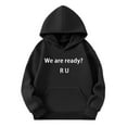 thumbnail image 2 of Boys Hoodies Solid Color No Drawstring Pocket Pullover Hoodie Top Fall Casual Sweatshirts for Boys Size 18-24M, 2 of 4