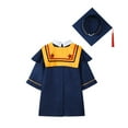 thumbnail image 2 of BloomJoy 2-12T Preschool Graduation Cap Gown Class of 2025 Tassel Set Grad Gift for Kid Toddler Kindergarten Nursery Yellow 9-10 Years Little Kid, 2 of 7