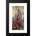 thumbnail image 2 of Francesco Botticini 9x14 Black Modern Framed Museum Art Print Titled - John the Baptist (1470 - 1497), 2 of 5