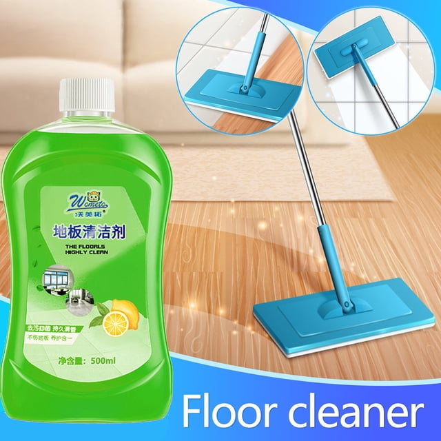 Fiudx Limpiador de Pisos, Potente Quitamanchas, Protectores de Pisos En Escudo Cerámico, Ecológico para Cuidado de La Madera, Uso Doméstico Diario, Seguro para Mascotas, Botella de 500 Ml