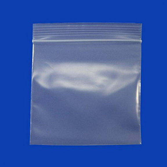 Clear Plastic Reclosable 4mil Zipper Bags 4x4 (Package of 100)