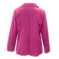 thumbnail image 2 of Vedolay Blazer Jackets Blazers for Women Casual Open Front Long Sleeve Fashion Lightweight Jacket,Hot Pink XL, 2 of 4