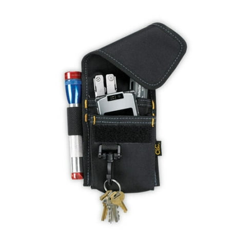 

CLC 1104 - 4 POCKET MULTI-PURPOSE ACCESSORY ACCESSORIES TOOL HOLDER POUCH w/CLIP