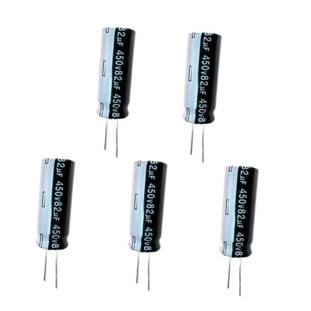 

Replacement 82uF 450V 105℃ Radial Electrolytic Capacitors 40x16mm Set of 5