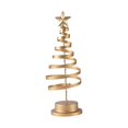 thumbnail image 3 of yuksok Christmas Tree Lamp Artificial Tabletop Christmas Tree for Indoor Xmas Party gold, 3 of 9