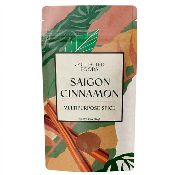 Collected Foods Premium True Saigon Vietnamese Cinnamon Powder by Collected Foods - 2 oz (1 Package)
