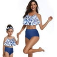 thumbnail image 4 of Girls Swimsuit Two Pieces Bikini Set Ruffle Falbala Swimwear Bathing Suits, 4 of 7