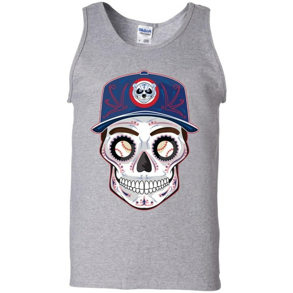 Sugar Skull Baseball Tank Top