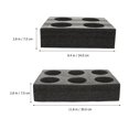 thumbnail image 2 of SHISUYAN Square Display Cabinet Use Business Owners 2Pcs 9.4x7.9x2.7in, 2 of 8