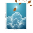 thumbnail image 3 of Qisvanset 12x16 Inch Dreamy Cloudscape Canvas Wall Art, Minimalist Sky Painting Tranquil Style Home Interior Decor, 3 of 8