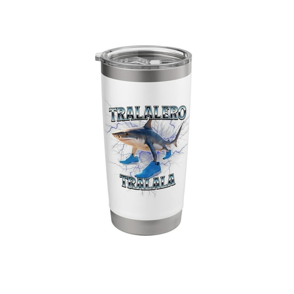 Vaso aislante Tralalero Tralala Bootleg Brainrot Meme