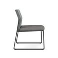 thumbnail image 4 of Fauteuil d'Appoint Sans Accoudoirs pour Réception Gansett / Acier Charbon / Gris / Gris, 4 of 5
