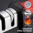 thumbnail image 5 of 3-Stage Manual Knife Sharpener Tungsten Steel Sharpening Slots with Ergonomic Non-Slip Handle for Home Kitchen, 5 of 14
