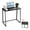 Black, variant on Homy Casa Vintage Folding Writing Desk, 31in Portable Computer Table for Small Spaces, Vintage