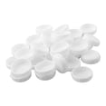 thumbnail image 2 of Outdoor Wrought Iron Patio Furniture Feet Caps 30 Pack Round Plastic Chair Leg Protectors UV-Resistant Noise Reduction Easy Installation for Metal Chairs Garden Deck Terrace White 3.8*1.3cm, 2 of 12