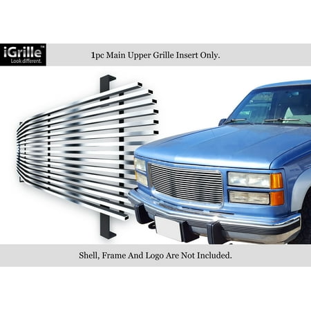 Gmc Suburban Grill - Fits 1994-1999 GMC Sierra/C/K Pickup/Suburban Stainless Steel Billet Grille Grill #G85012C