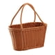 thumbnail image 1 of Cesta tejida a mano, cesta de almacenamiento, cesta organizadora multiusos impermeable, cesta de compras para verduras, frutas, bocadillos, pan, 30x15x17 cm, 1 of 9
