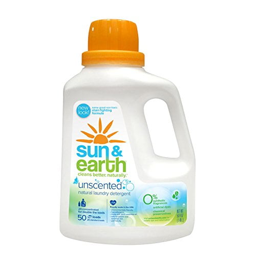 Natural Laundry Detergent 2x Concentrated, HE Machines