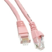 Cable Wholesale 10X6-07201 Cat5e Pink Ethernet Patch Cable, Snagless & Molded Boot - 1 ft.