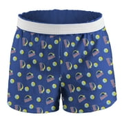 soffe women's jr printed short cctn, volleyball net, large
