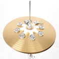 thumbnail image 2 of CEORPER Drum Cymbal Bells Drum Tambourine Musical Instrument Drum Accessory Bells Cymbal Ching Rings Metal Texture for Drum, 2 of 7